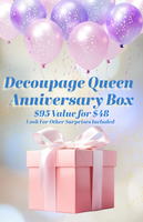 Decoupage Queen Anniversary Box