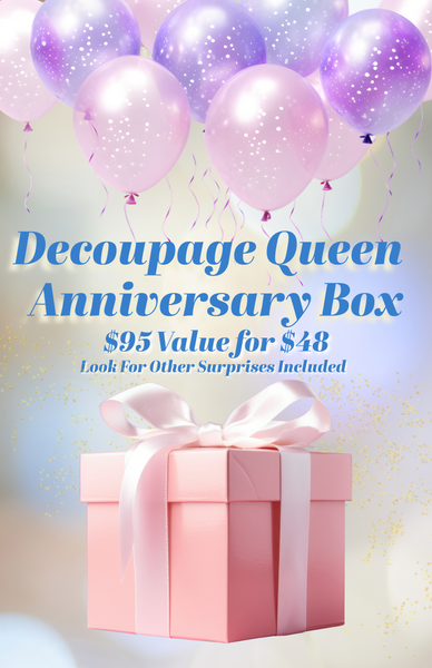 Decoupage Queen Anniversary Box