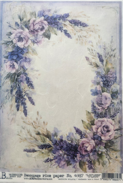 AB Studio Lavender Wreath 4987