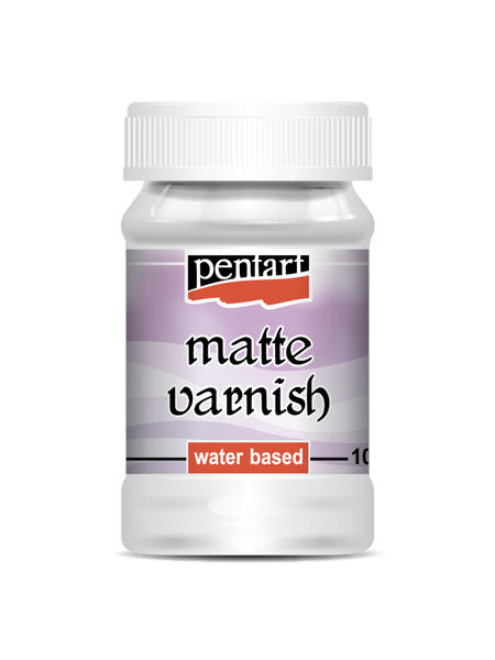 Matte varnish, water based, 100 ml