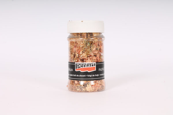 Metal flakes, 100 ml, mixed M4