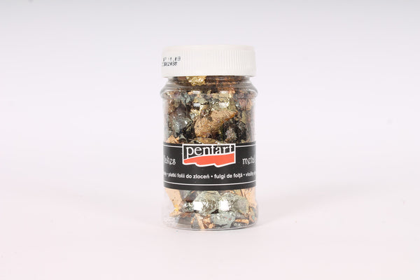 Metal flakes, 100 ml, mixed M6