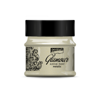 Glamour metallic acrylic paint 50 ml antique silver