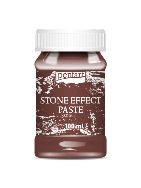 Stone effect paste 100 ml terracotta