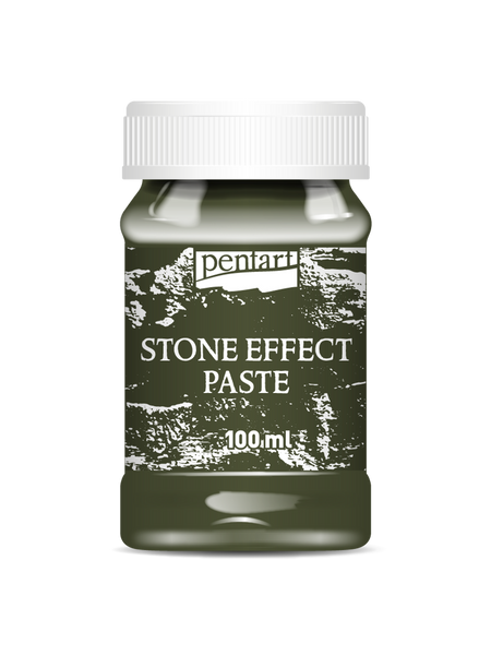 Stone effect paste 100 ml green granite