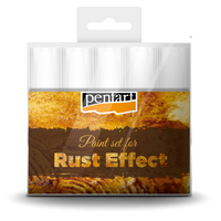 Rust effect paint set, 5 x 20 ml acrylic paint
