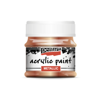 Acrylic paint metallic 50 ml antique-copper