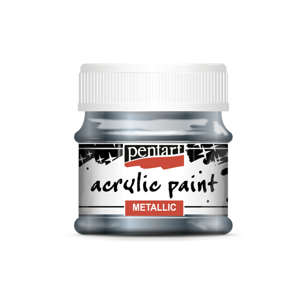 Acrylic paint metallic 50 ml sparkling blue