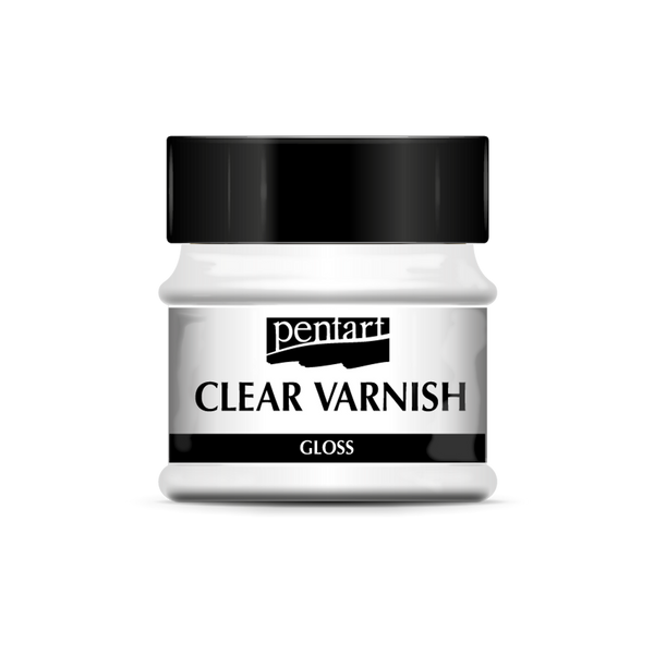 Clear varnish solvent-based gloss 50 ml