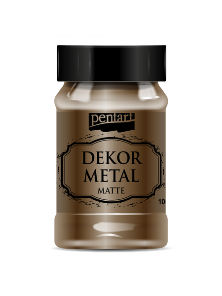 Pentart- Dekor Metal Chocolate 100ml