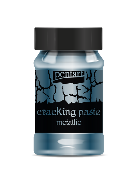 Cracking paste 100 ml silvery blue