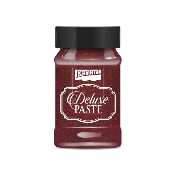 Pentart Deluxe paste 100 ml bordeaux-gold