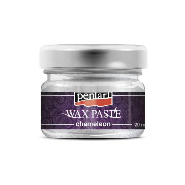 Pentart-Wax Paste Chameleon Sparkling Silver