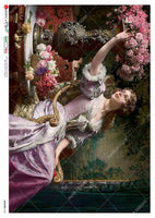 Paper Designs Victorian Painting the Blossom of Youth Artwork 0138