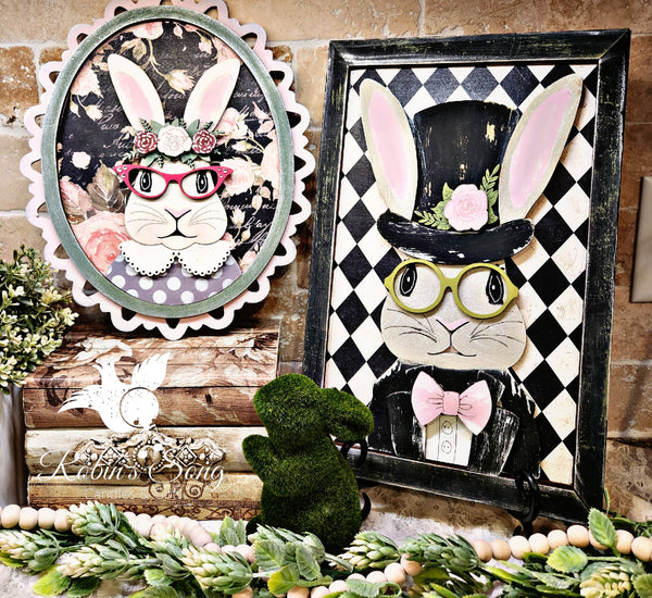 Arched Bunny Art