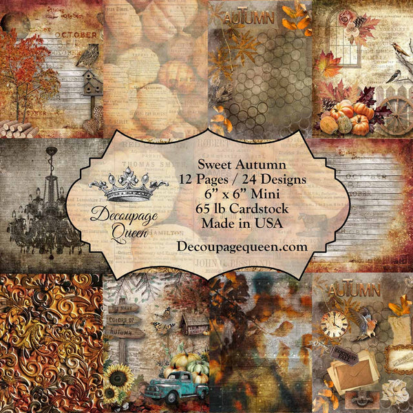 Sweet Autumn Scrapbook Set - Mini