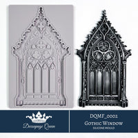 Decoupage Gothic Window