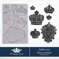 Decoupage Queen Regal Crowns DQMF 0013