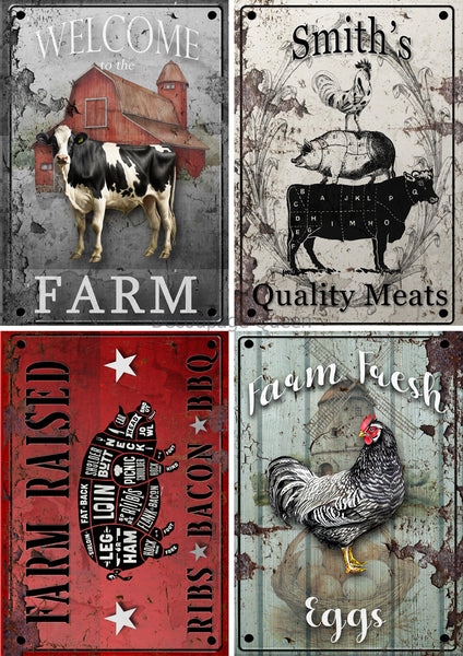 DQRP_0643 - Farmhouse signs 4 pack