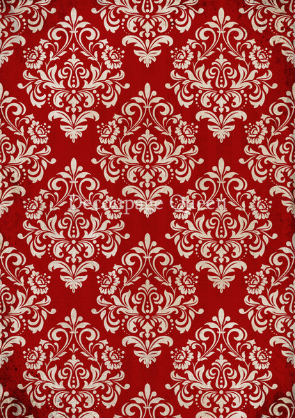 DQRP_0684 Christmas Damask Red