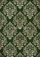 DQRP_0685 Christmas Damask Green