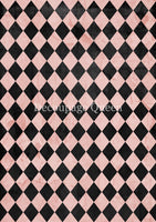 DQRP_0722 Pink and Black Harlequin