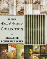 Decoupage Queen Fall and Nature Bundle