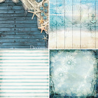 DQSB 0011 Seaside Greetings Scrapbook- Mini - 6" x 6"