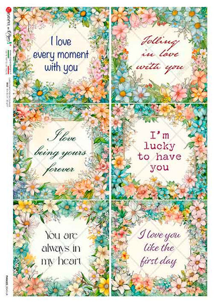 Paper Designs Loving Sentiments Six Pack Phrases 0045