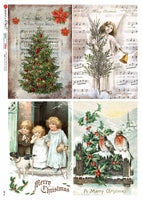 Paper Designs Christmas Scenes Four Pack SET 14