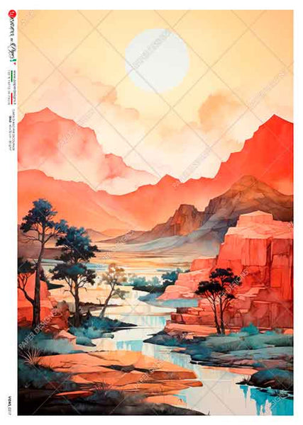 Paper Designs Southwest Oasis Views 0217