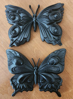 Emlems Set of 2 Butterfly Castings