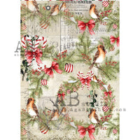 Decoupage rice paper A4  0312