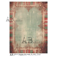 AB Studios Festive Red and Green Background 6121