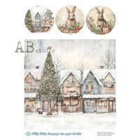 AB Studios Snowy Village Houses Milky Valley 499