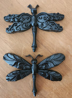 Emlems Set of 2 Dragonfly Castings