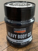 Black Pentart Heavy Body Gel Glossy 100 ml