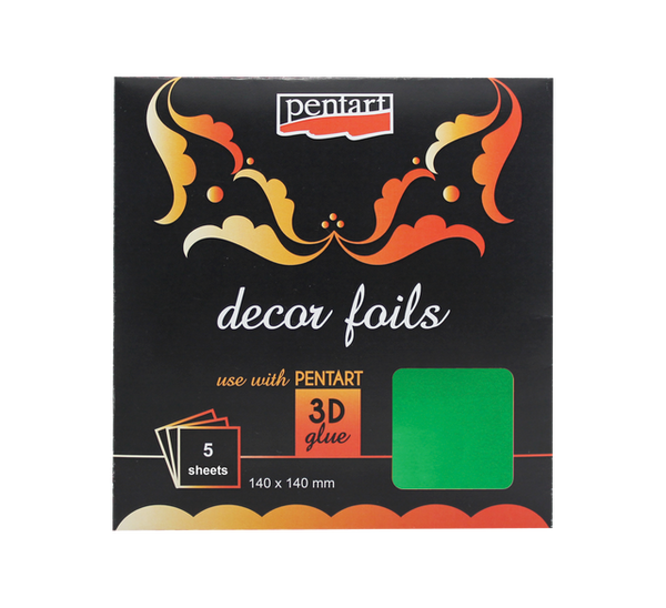 Pentart-Decor Foils Metallic Green