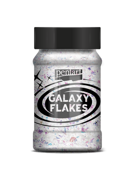 Pentart- Galaxy Flakes Juniper White