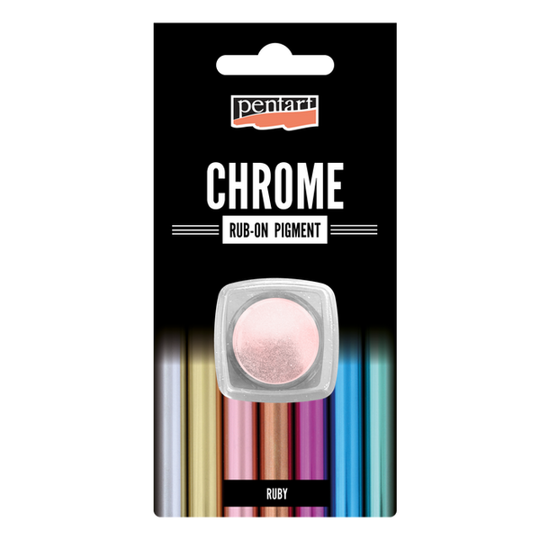 Pentart- Rub on Pigment Ruby