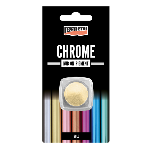 Rub-on pigment chrome effect 0,5 g gold