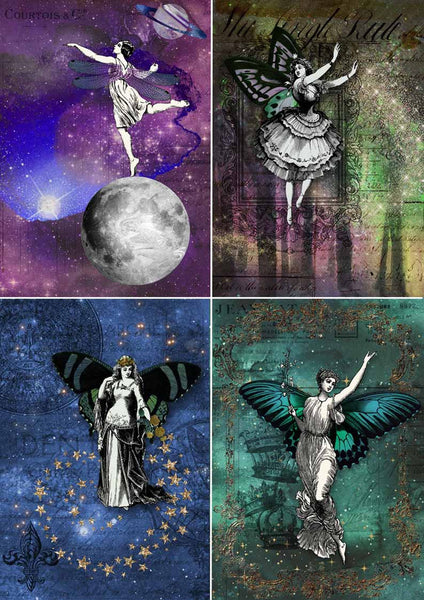 Decoupage Queen - Fairy 4 Pack
