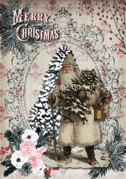 DQRP_0370 Pink Christmas-Decoupage Queen