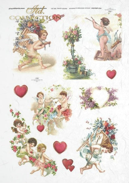 ITD Collection Valentines Cherubs R0291