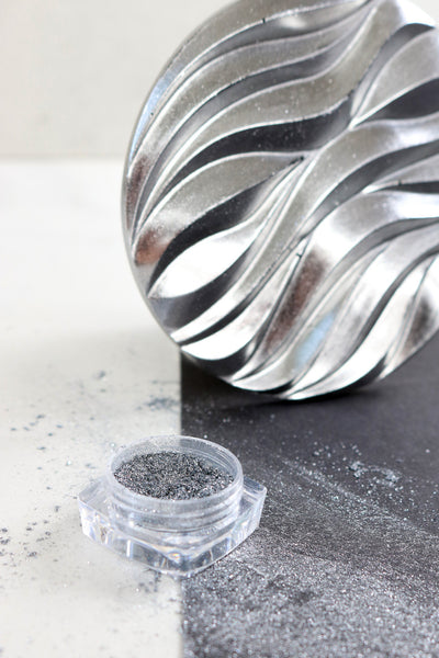 Pentart-Chrome Rub On Pigment Silver