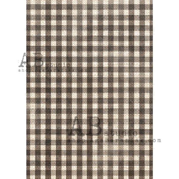 Black and Tan Plaid 0587-AB Studio