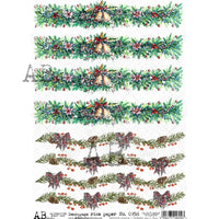 CHRISTMAS BORDERS 0958-AB Studio